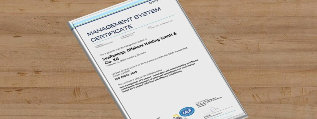 SeaRenergy has completed the transition towards ISO 45001:2018 6 SeaRenergy has completed the transition towards ISO 45001:2018